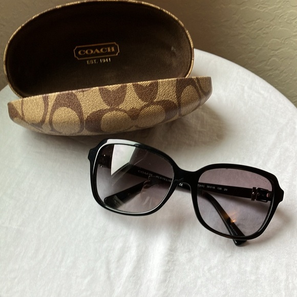 Coach Accessories - Coach: Black Sunglasses~ HC 8179 (L1598) with case